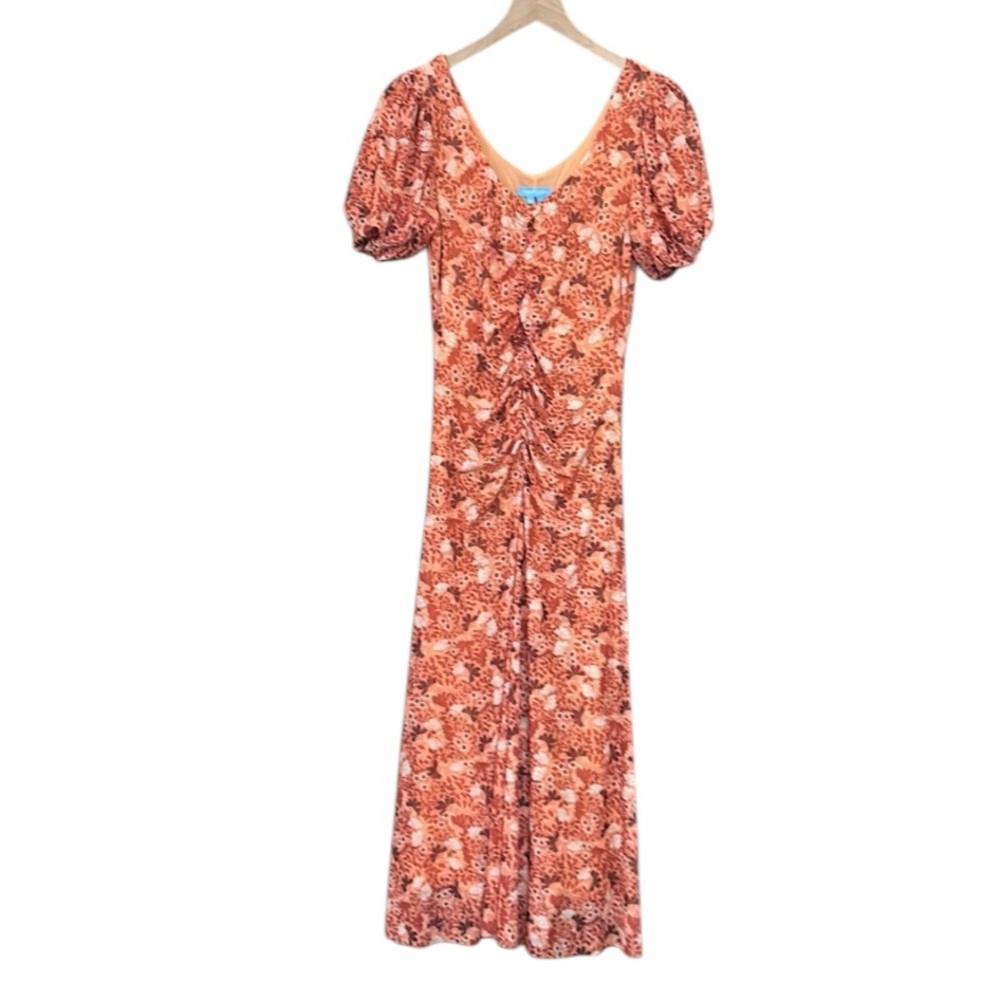 Draper James Mindy Midi Dress in Stretch Mesh Size Medium - Picture 4 of 13